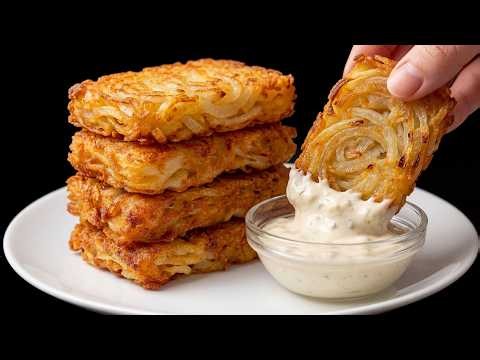 Onions taste even better than meat! Nobody knows this trick! It's crispy and easy!