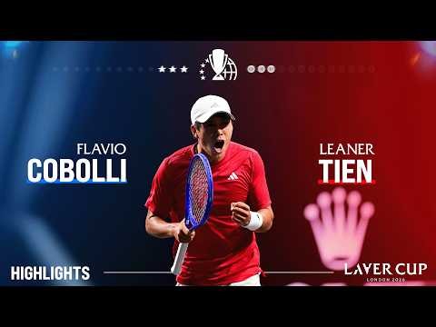 Flavio Cobolli v Learner Tien Highlights | Laver Cup 2026 Match 5
