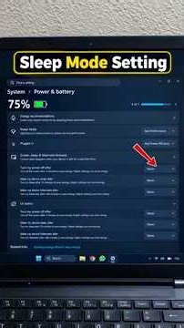 Laptop Sleep Mode Off Kaise Kare? 💻 | Laptop Automatic Screen Off Problem #shorts