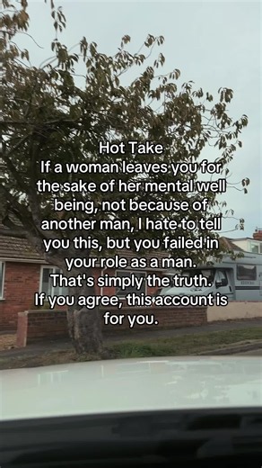 Hot Take: If She Leaves for Her Mental Health, You Failed