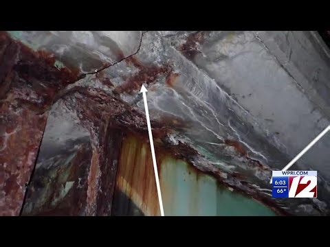 Inspection photos show rust, wear on Route 10 ramp before failure
