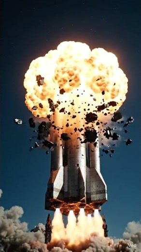 SpaceX Starship Explosion After Launch 🚀💥 | Shocking Test Failure in Space