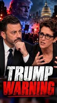 Rachel Maddow Issues STARK Warning About Trump on Jimmy Kimmel #shorts