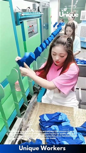 Sock Manufacturing: Quality Control and Automation in a Modern Factory!