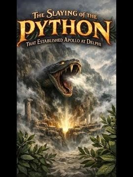 The Slaying of the Python That Established Apollo at Delphi #GreekMythology