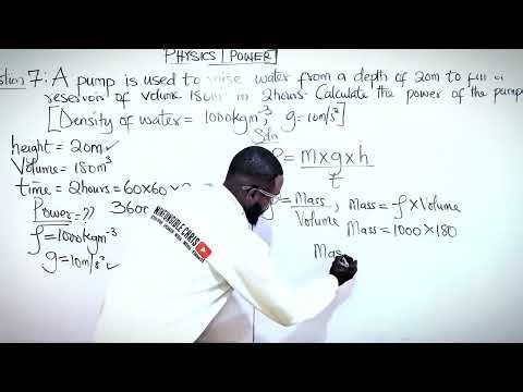 How to Solve Power Problems Using Density | Physics Calculations Explained. #Premium Hill Academy