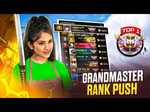 NEW SEASON RANK 😎 PUSH TO TOP 1 GRANDMASTER 😎👽 #classyff #nonstopgaming #freefirelive #raistarlive