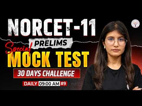NORCET 11 Prelims | NORCET Special Mock Test#9 |AIIMS NORCET 11 Preparation| Swara Ma'am|Concept RNA