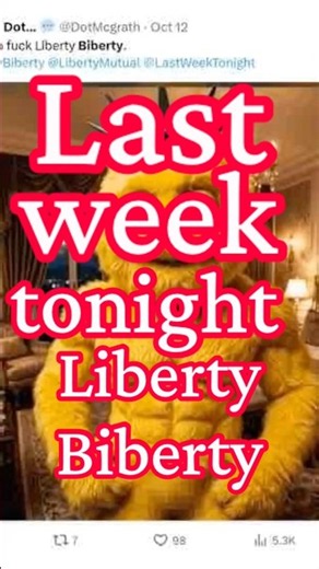 @LastWeekTonight #shorts ￼@libertymutual ￼