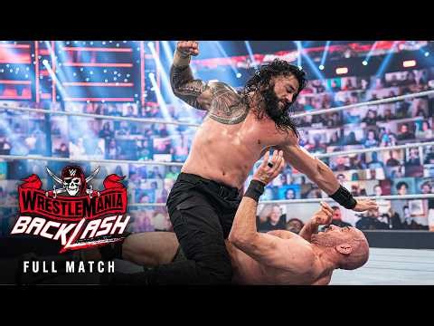 FULL MATCH: Roman Reigns vs. Cesaro | Universal Title Match: WrestleMania Backlash 2021