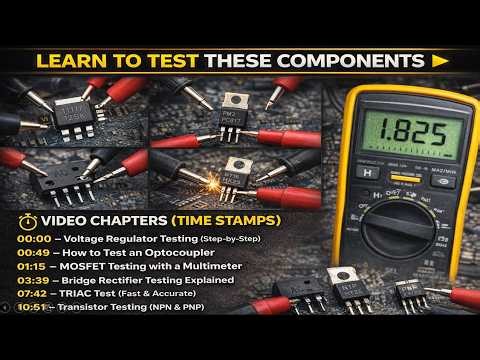 Test Active Components with a Multimeter