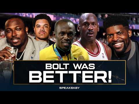 "Usain Bolt is WAY more dominant than Michael Jordan" - The Speakeasy DEBATES