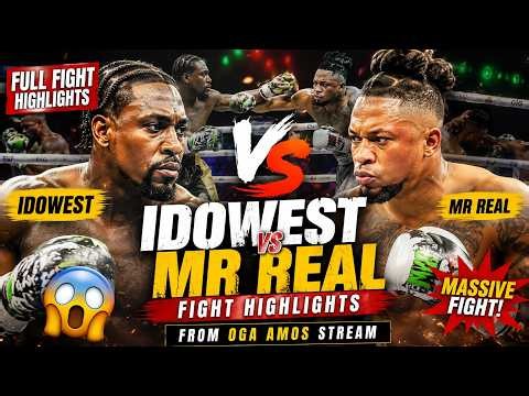 Idowest vs Mr Real Full Fight Highlights - Best Boxing Moment | Oga Amos Stream