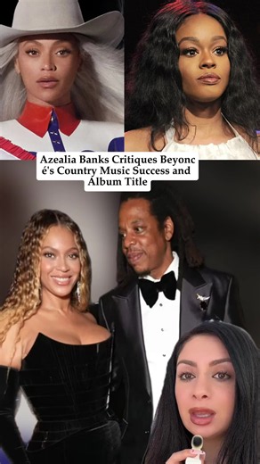 Azealia Banks expresses her thoughts on Beyoncé's recent Billboard achievement and the dynamics in country music, addressing concerns about representation and artistic choices in her latest posts. How do you feel about their conversation? #AzealiaBanks #Beyonce #CountryMusic #MusicIndustry #ArtistRepresentation