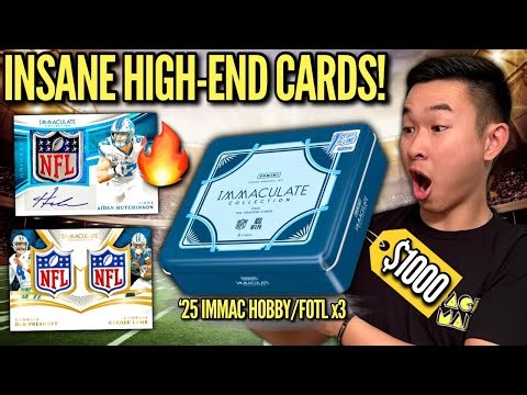 THE LAST HIGH-END IMMAC 🏈 CARDS (INSANE)! 😱🔥 2025 Panini Immaculate Football FOTL Hobby Box Review
