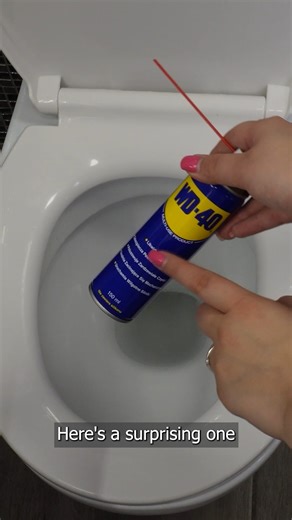WD 40 works wonders in the bathroom 😮 | Clever Life Hacks