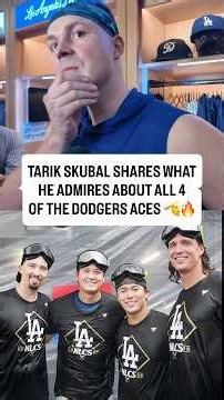 Tarik Skubal shares what he admires about the 4 Dodgers aces (Ohtani, Yamamoto, Snell, Glasnow) 🔥