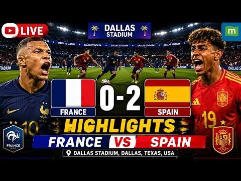 France 0-2 Spain Highlights | Spain Reach FIFA World Cup 2026 Final | Full Match Highlights