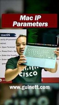 MacBook IP Configuration Checks | CCNA Troubleshooting Concept