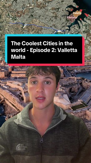 The coolest cities in the world - Episode 2: Valletta Malta #ourworldthroughmaps #malta #vallella #forts #geography