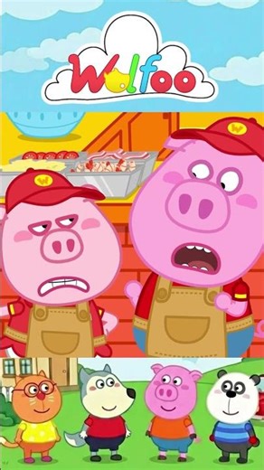 Wolfoo's Sibling Pizza Adventure 😁