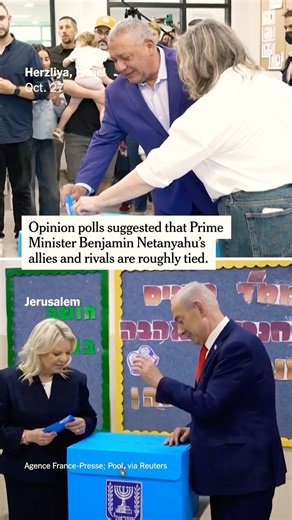 No Clear Winner in the Israeli Elections, Exit Polls Show