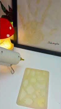 Finally Challenge ⁉️Resin Art with Hot Glue Gun🔫 #shorts #diy #craft
