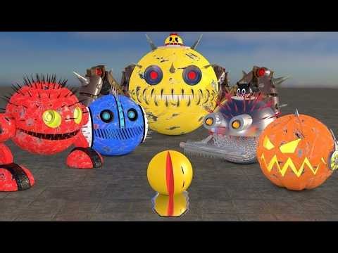 Pacman Universe – Live 3D Animation: Futuristic Robot Pacman & Retro Sci-Fi Art Sesh