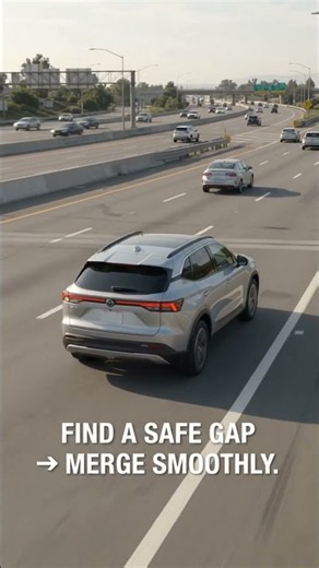 How to Merge Safely onto a Highway 🚗#RoadWiseUSA #HighwayMerging #DMVTest #HighwaySafety