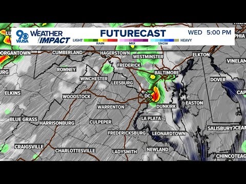 LIVE RADAR: Tracking scattered showers and storms through midnight