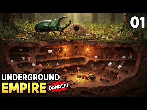 Build a MASSIVE Ant Empire Underground | Ant Colony: Wild Forest Demo