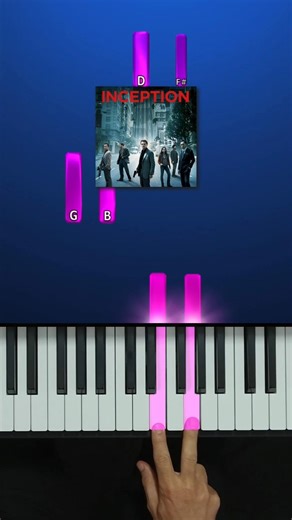 Hans Zimmer Time (Inception) Easy Piano #piano #shorts