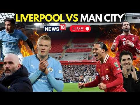 Liverpool Vs Manchester City LIVE From Anfield | Haaland Vs Van Dijk | Dominik Szoboszlai | EPL LIVE