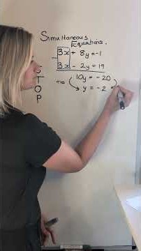 Simultaneous Equations Made Easy! ✏️ | GCSE Maths | Clarity Classrooms