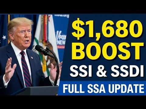 $1,680 Boost for SSI & SSDI — Full SSA Update Explained