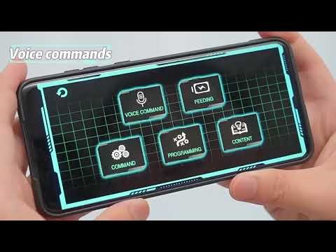 Intelligent AI RC Robot Dog Voice Dialogue APP Remote Control Programming Singing Dancing