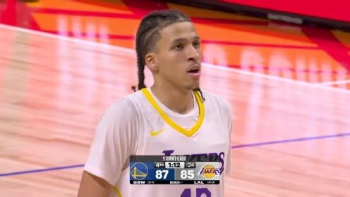 NBA全场集锦_NBA夏季联赛半决赛：勇士92-88湖人_NBA夏季联赛半决赛：勇士92-88湖人_【回放】NBA夏季联赛半决赛：勇士vs湖人英文原声全场回放