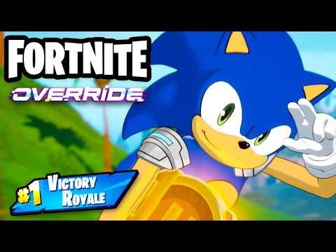 SONIC Comes to Fortnite! Override!