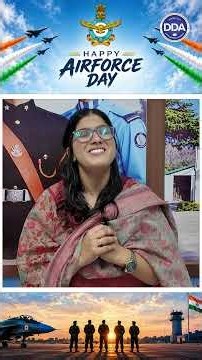 Indian Air Force Day 2026 | DDA Team & Faculty Salute Our Brave Air Warriors ✈️