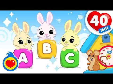 Animales, Colores, Letras Y Números 🔤🔢🌈 Videos Educativos Para Niños (40 Min) | Plim Plim