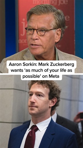 Aaron Sorkin: Mark Zuckerberg wants 'as much of your life as possible’ on Meta