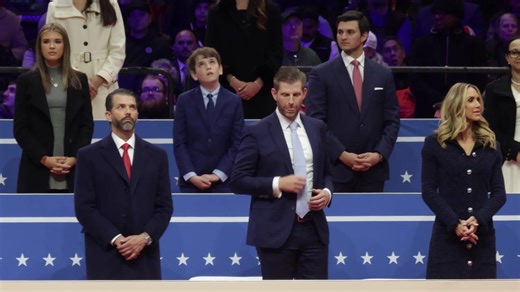 Eric Trump reveals what Barron whispered into Joe Biden's ear