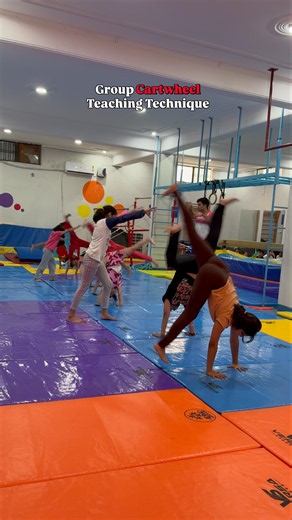 Group cartwheel training techniques