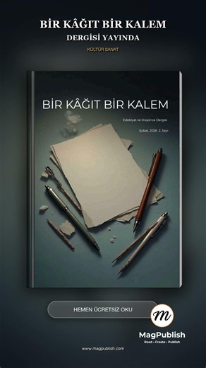 Bir Kâğıt Bir Kalem Dergisi 2. Sayı | Dergi Oku & Eser Yayınla | MagPublish