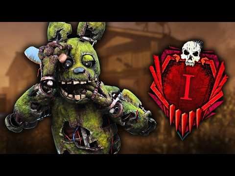 High Level Springtrap Gameplay - Dead By Daylight (No Commentary)