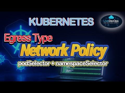 58- Implement Network Policy with podSelector + namespaceSelector Egress Type