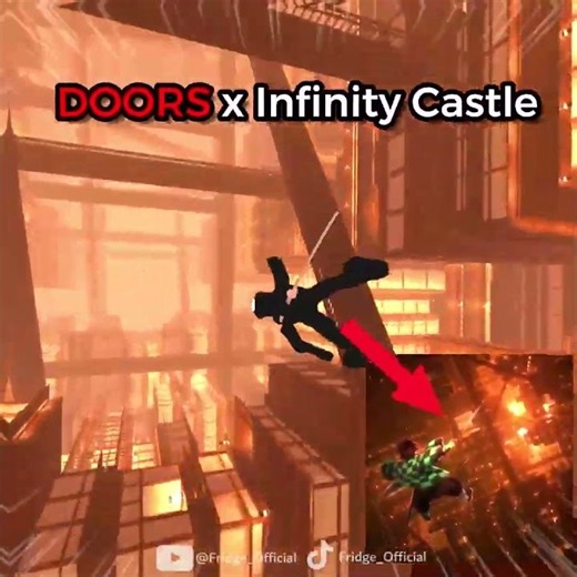 Doors x Infinity Castle 🥹 #Roblox #robloxdoors #forsaken