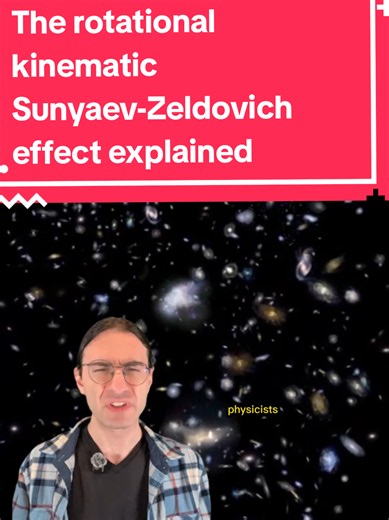 It's a bit of a technical video, but the paper was too cool not to talk about. The rotational stacking is so clever! #physics #cosmology #sunyaevzeldovich #explained