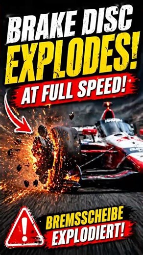 Driver Error or Total Failure? Brake Disc EXPLODES at Full Speed 😳
