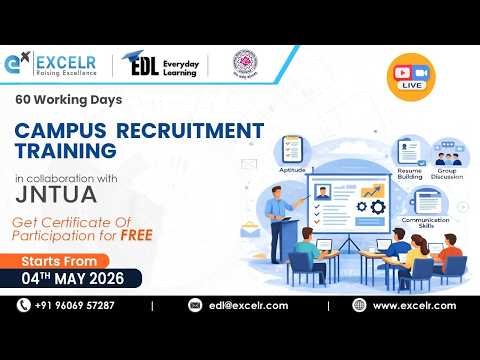 Campus Recruitment Training (CRT) for JNTUA - Day 25